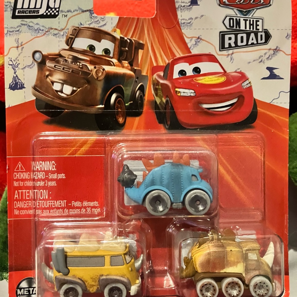 Cars On The Road Mini Set - Clankylosaurus; Westfalanapus; Quadratorquosar